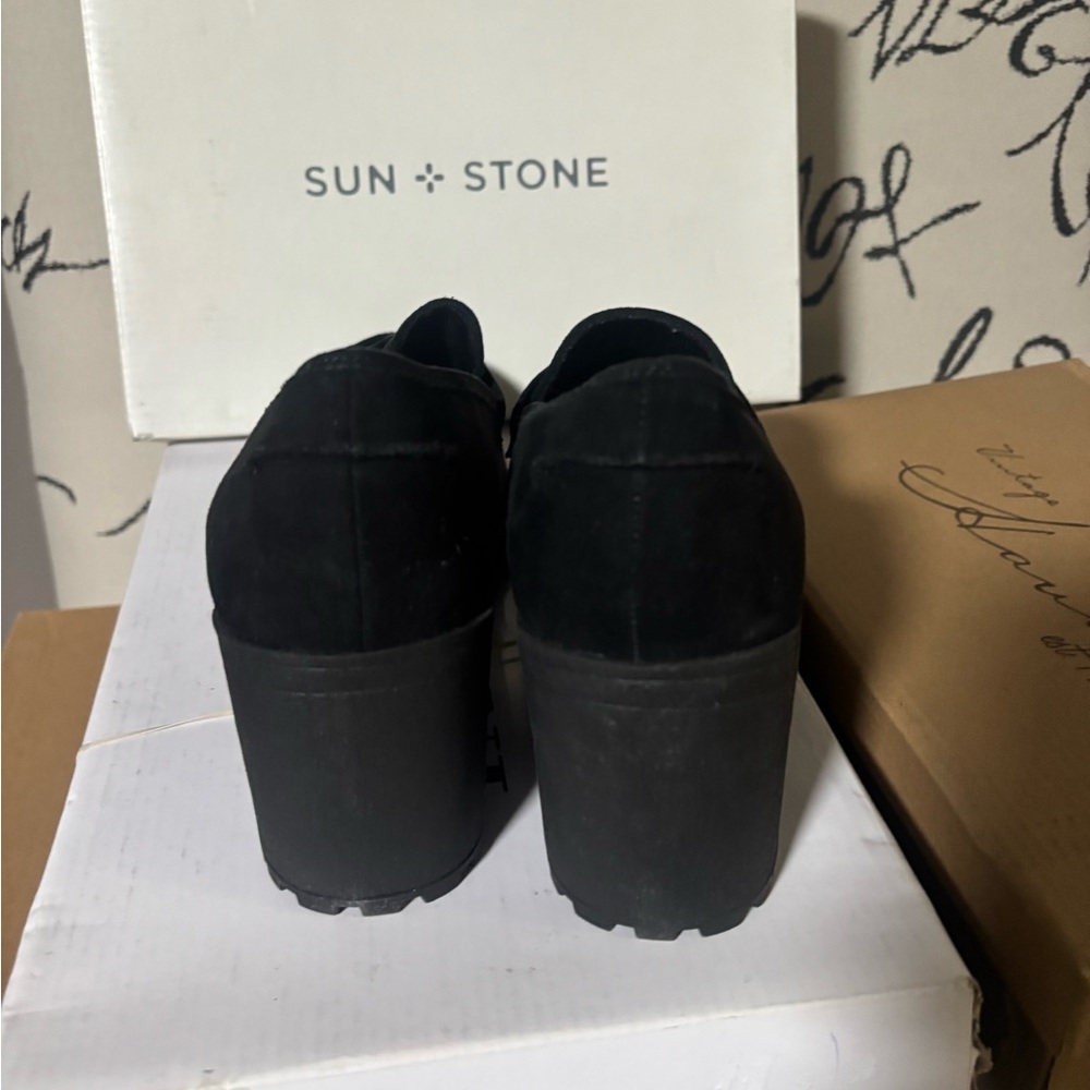 Sun + Stone Maycee Lug Sole Loafers size 9.5 - Picture 6 of 9